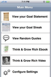 Think and Grow Rich Iphone App