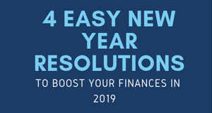 4 easy New Year resolutions to boost your finances - Infographic