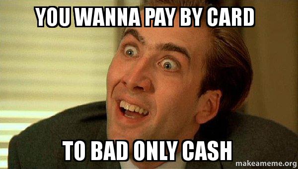 only cash - cage